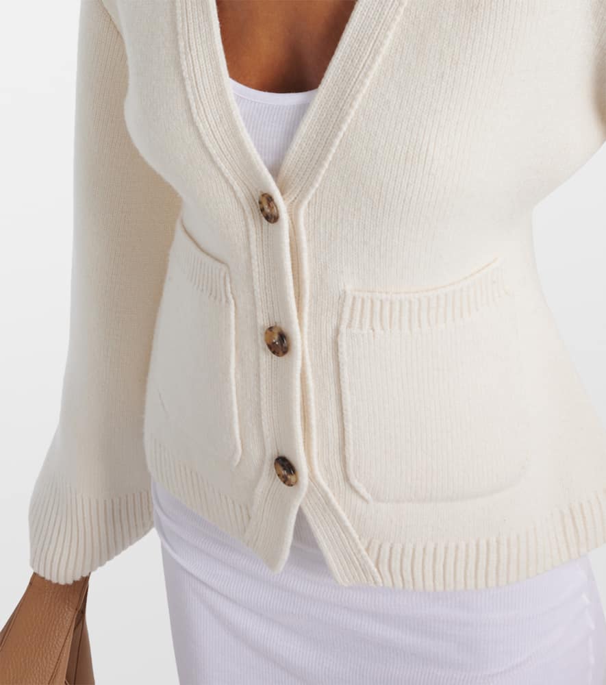 Khaite Scarlet Cashmere Cardigan In Glaze