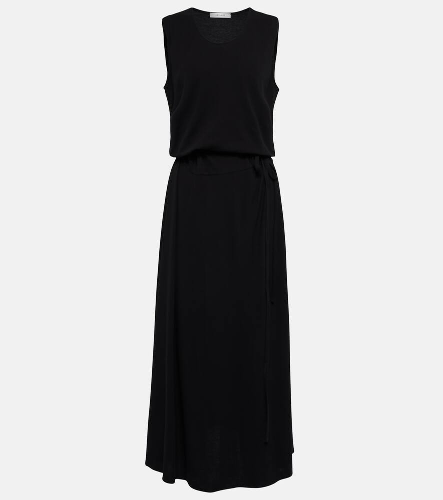 Lemaire Scoop-neck Sleeveless Dress In Black