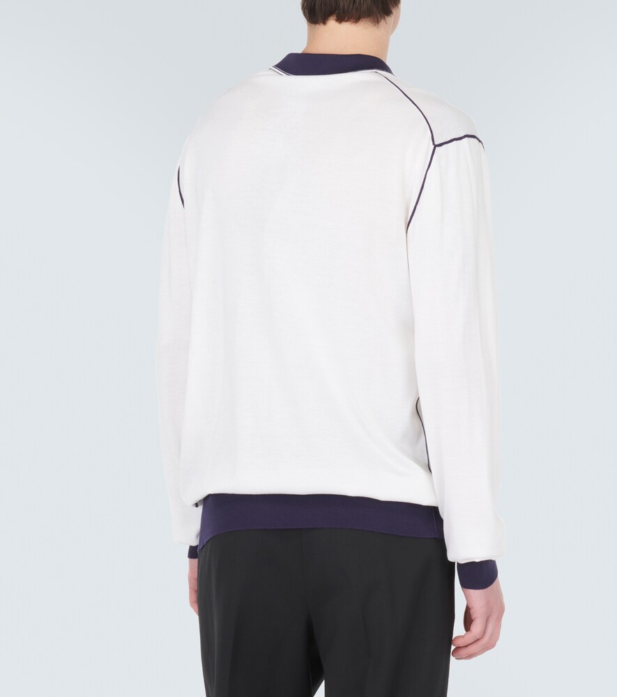  Dolce&gabbana Dolce&gabbana Polopullover Aus Seide 