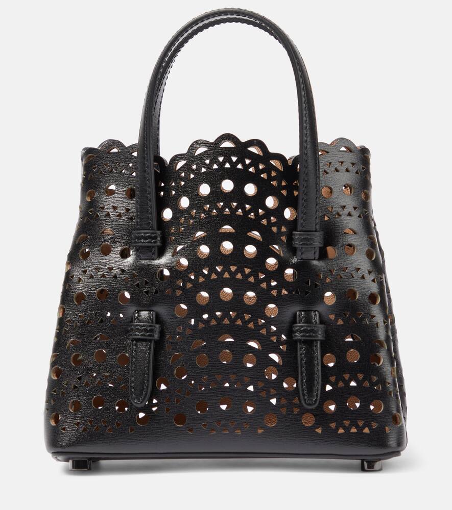 Alaïa Mina 16 Vienne Wave leather tote bag