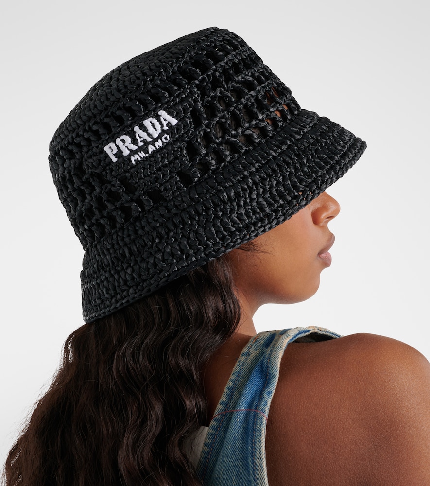  Prada Prada Logo Bucket Hat 