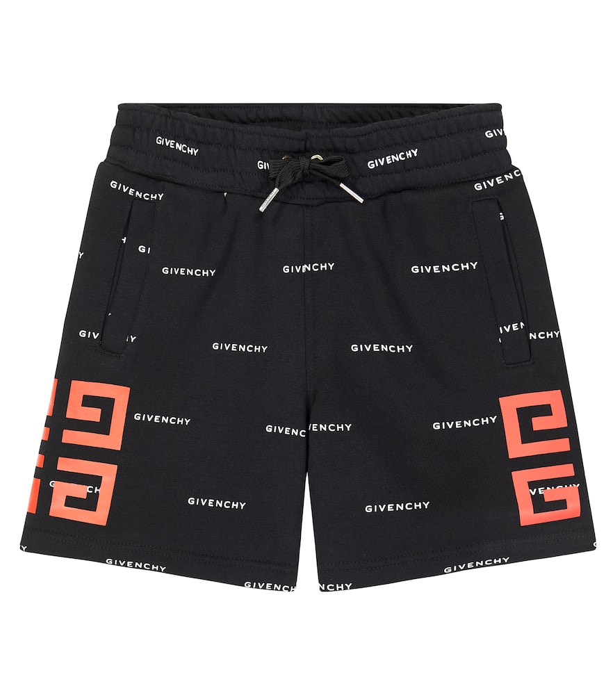 Givenchy Kids Logo cotton-blend jersey shorts