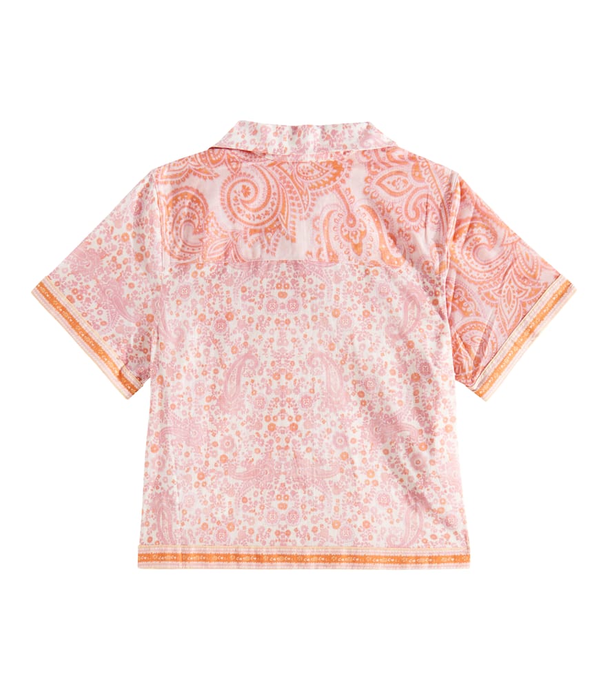 ZIMMERMANN OTTIE PAISLEY COTTON SHIRT
