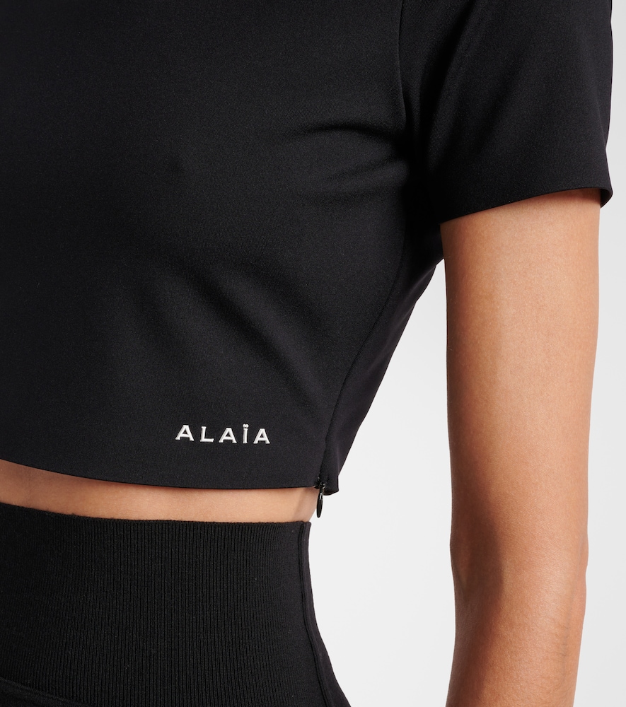  Alaia Alaia Logo Crop Top 
