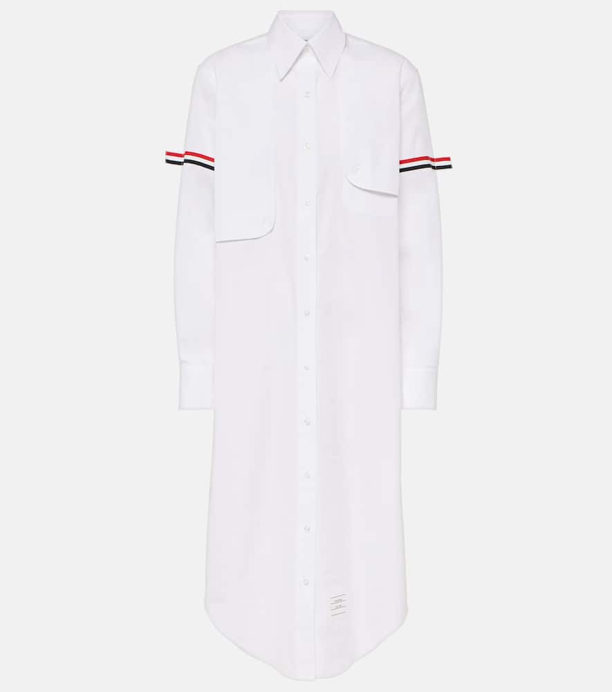 RWB Stripe cotton shirt dress