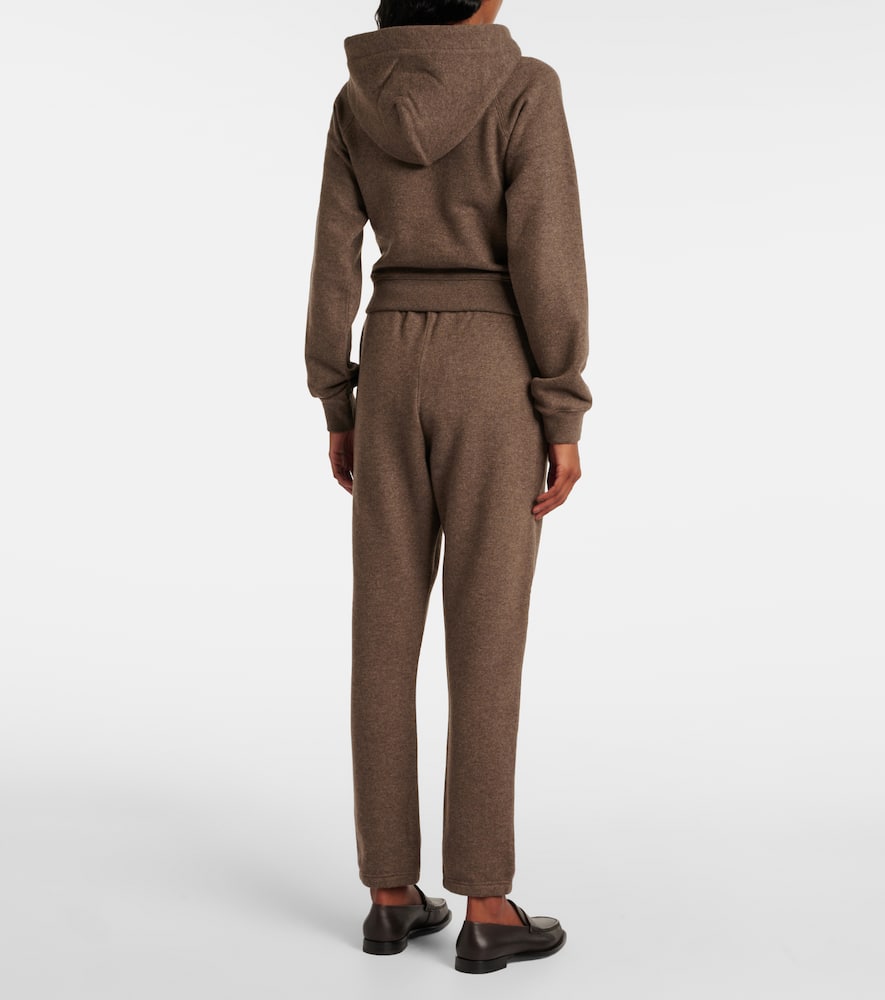 The Row Timmi Cashmere-blend Sweatshirt In Brown Melange