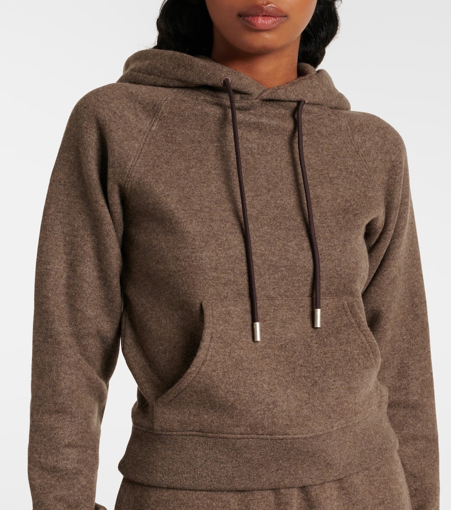 The Row Timmi Cashmere-blend Sweatshirt In Brown Melange