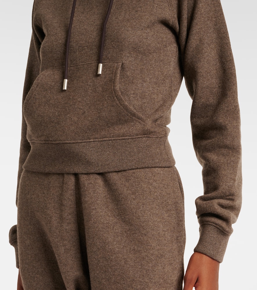 The Row Timmi Cashmere-blend Sweatshirt In Brown Melange