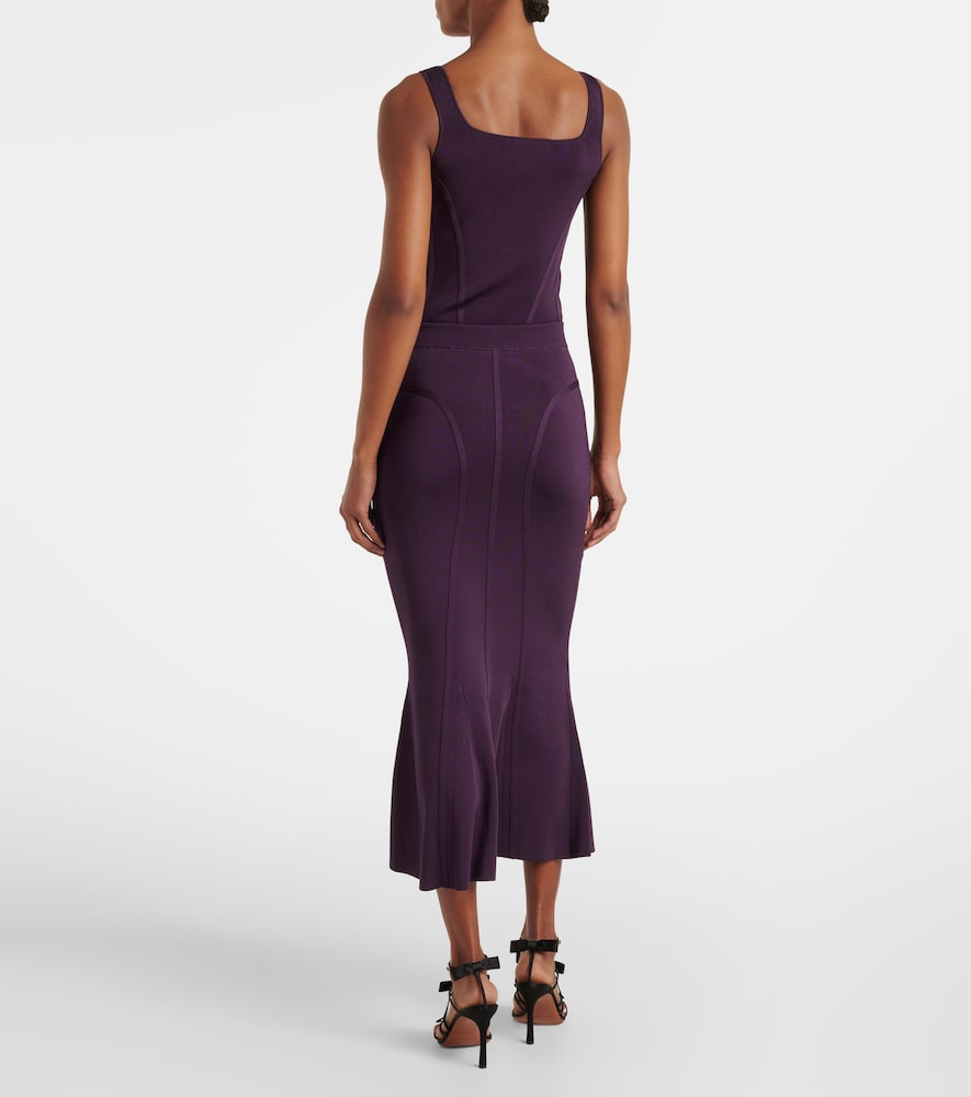  Nina Ricci Nina Ricci Peplum Maxi Skirt 