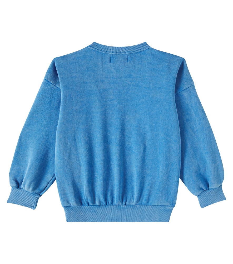 Bobo Choses Ar Crewneck Cotton Sweatshirt 2-9 Y In Blue