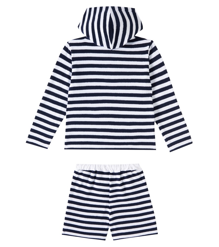  Patachou Patachou Set Aus Hoodie Und Shorts Aus Frottee 