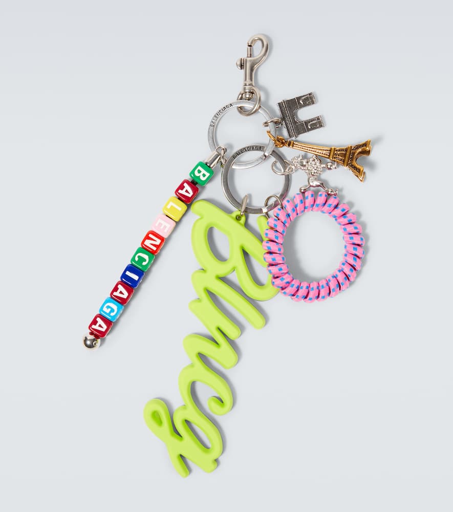 Logo embellished keychain
