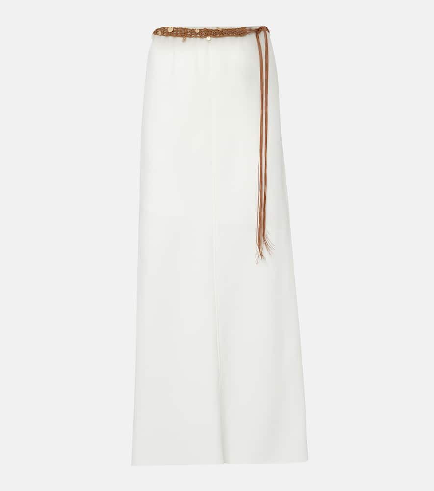 Jersey maxi skirt