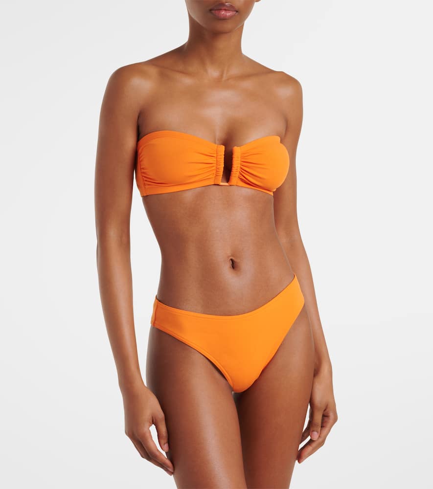 Eres Coulisses High-rise Bikini Bottoms In Orange