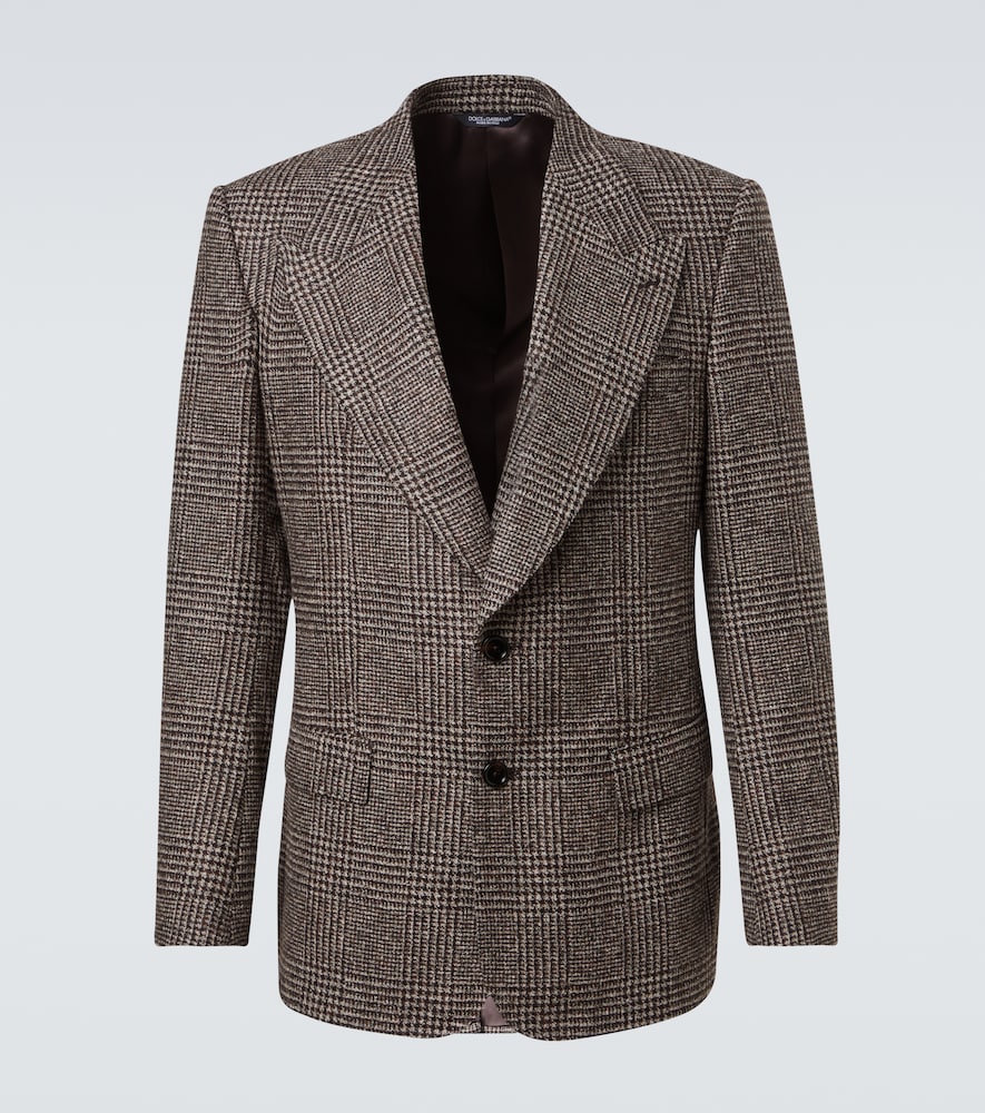 Dolce & Gabbana Checked single-breasted blazer