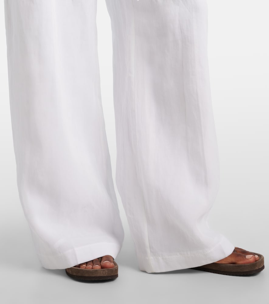  Brunello Cucinelli Brunello Cucinelli Cotton Wide-leg Pants 