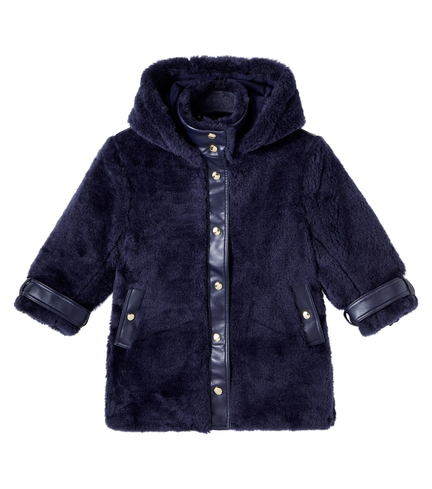 Chloé Hooded Jacket In Blue
