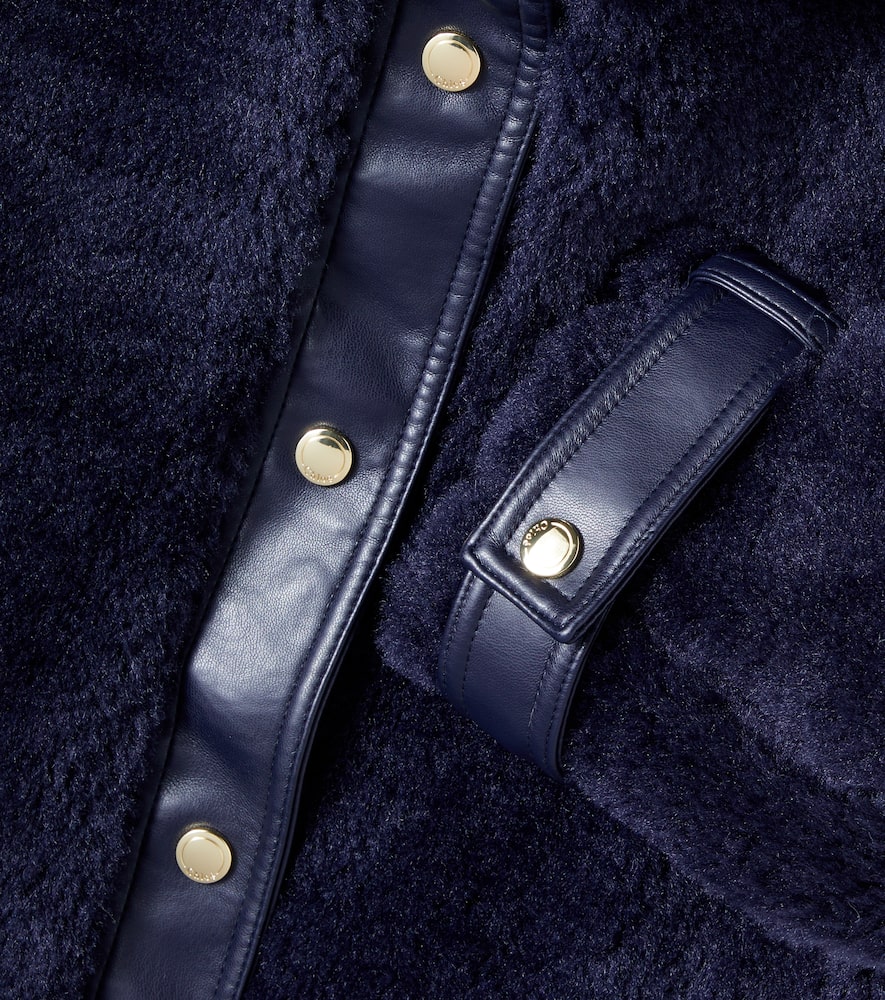 Chloé Hooded Jacket In Blue