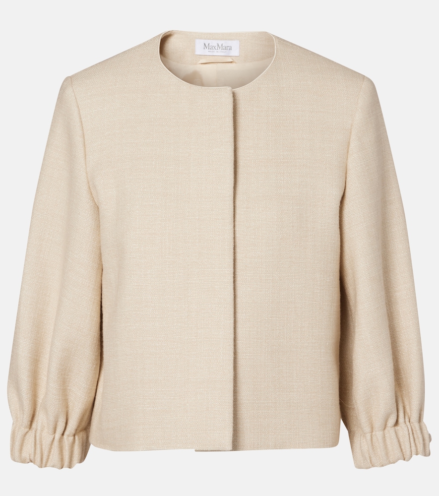 Max Mara Women's Beige Naiadi Jacket UK Size 14 - Mytheresa