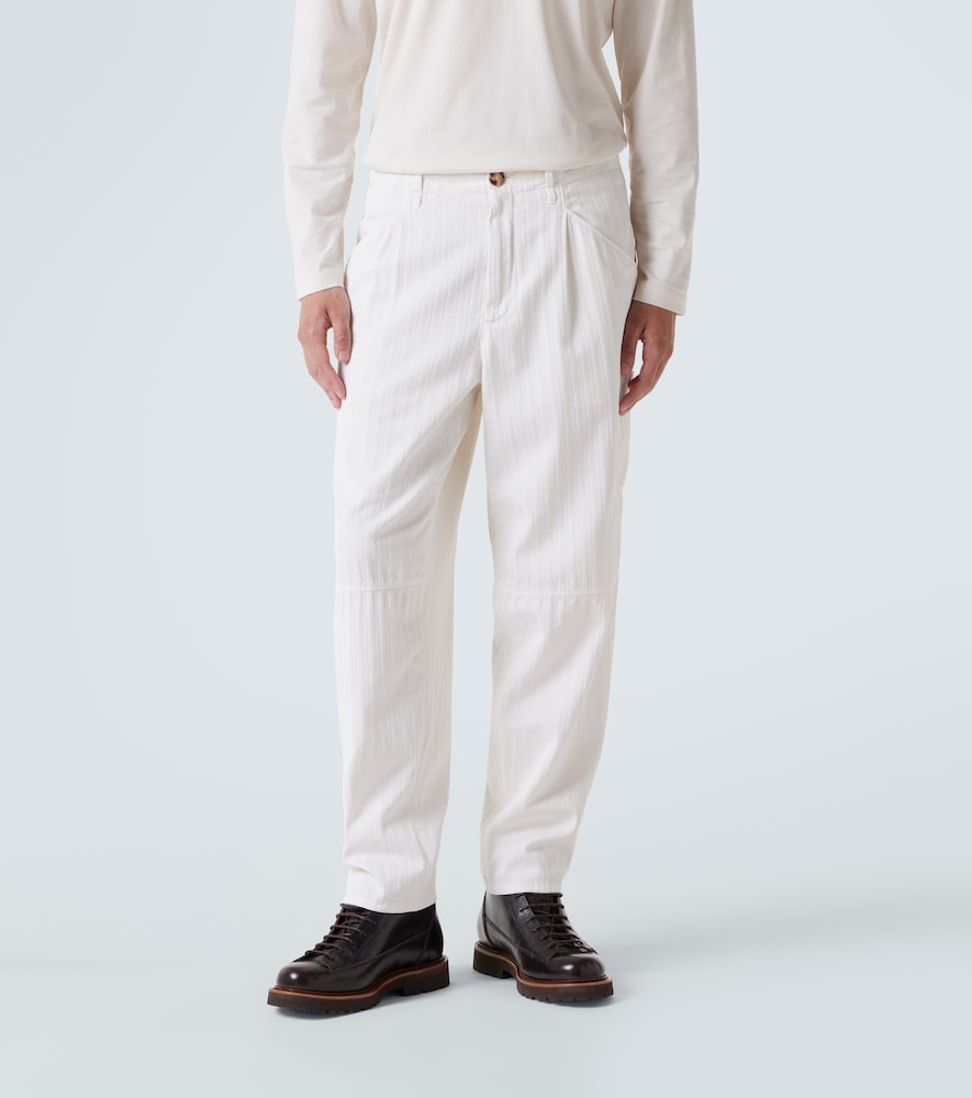  Brunello Cucinelli Brunello Cucinelli Gerade Hose Aus Baumwolle 