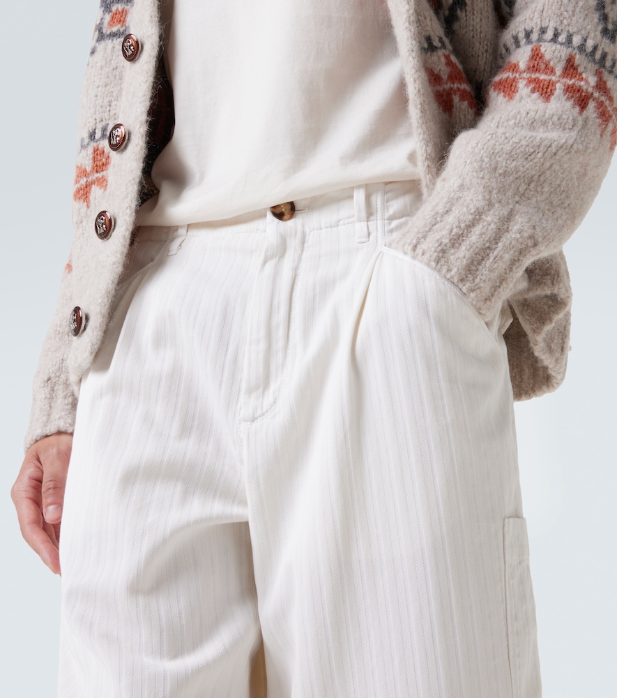  Brunello Cucinelli Brunello Cucinelli Gerade Hose Aus Baumwolle 