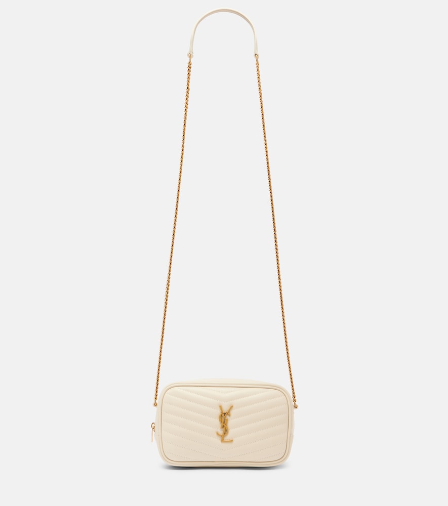 Saint Laurent Lou Mini matelassé leather camera bag