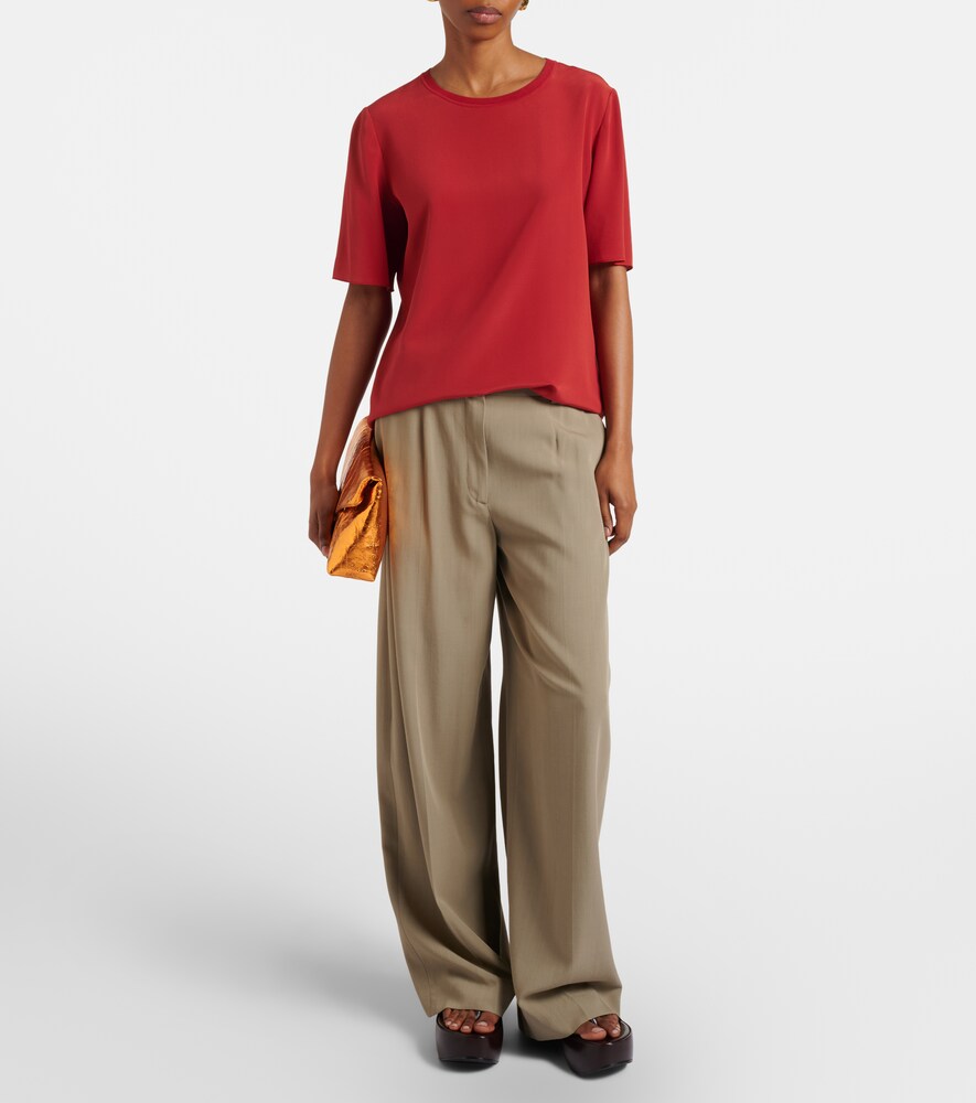 Joseph Rubin silk crêpe top