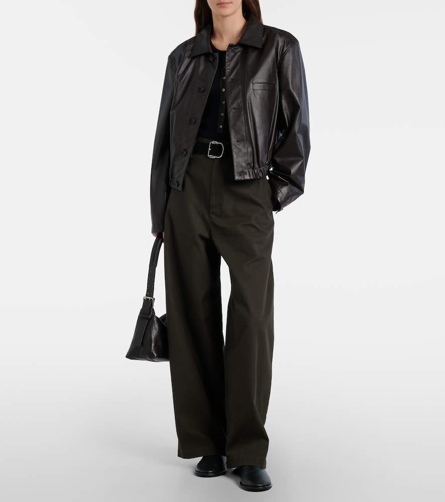  Lemaire Lemaire Henley-top Aus Baumwolle Und Leinen 
