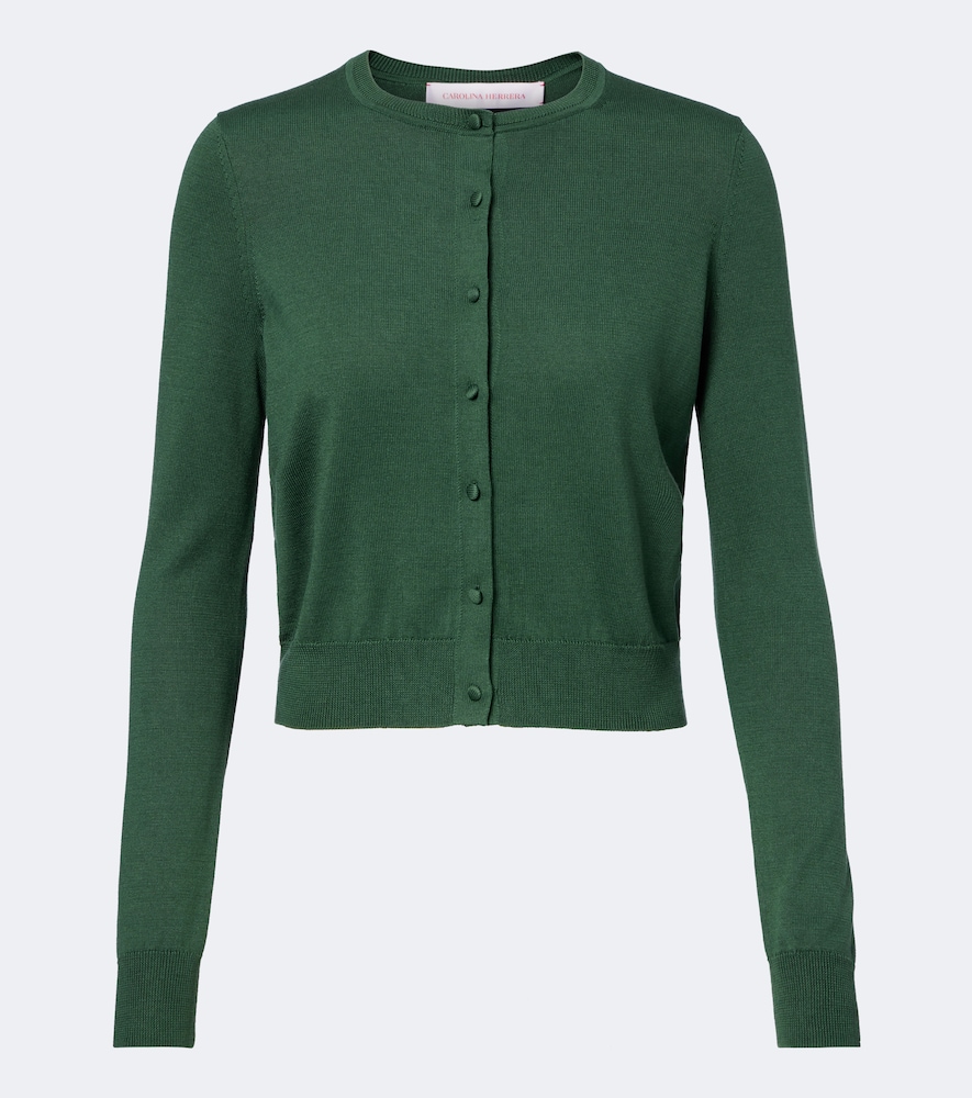Cardigan in seta e cotone