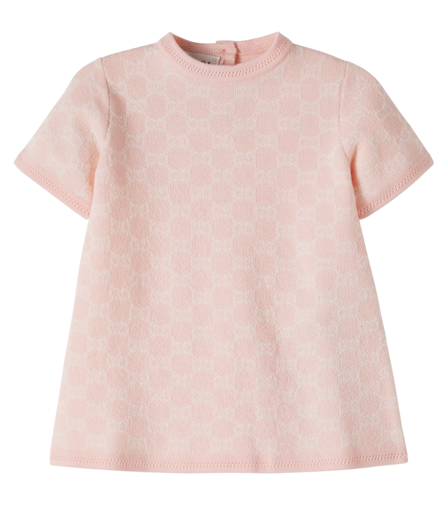 Baby – Abito GG in lana jacquard