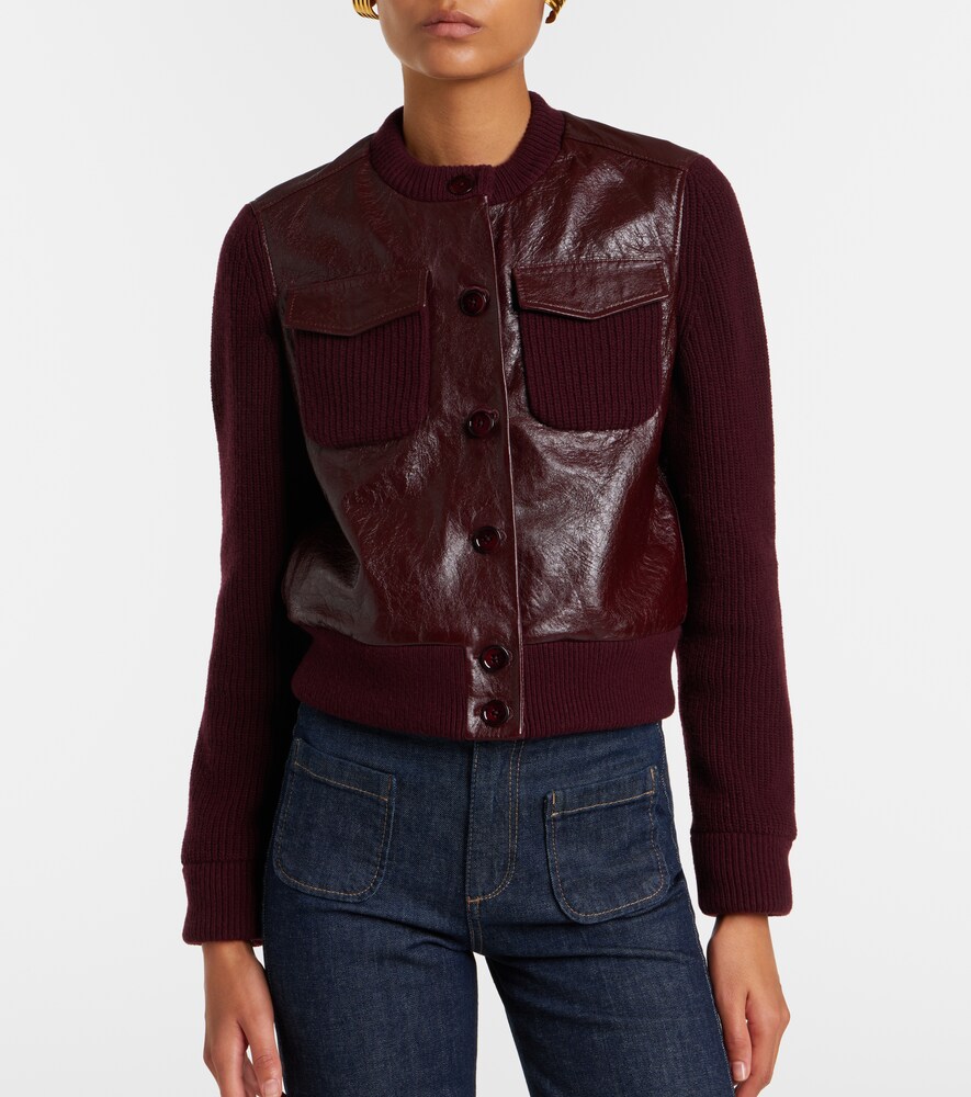  Dorothee Schumacher Dorothee Schumacher Cropped-lederjacke It's A Match 