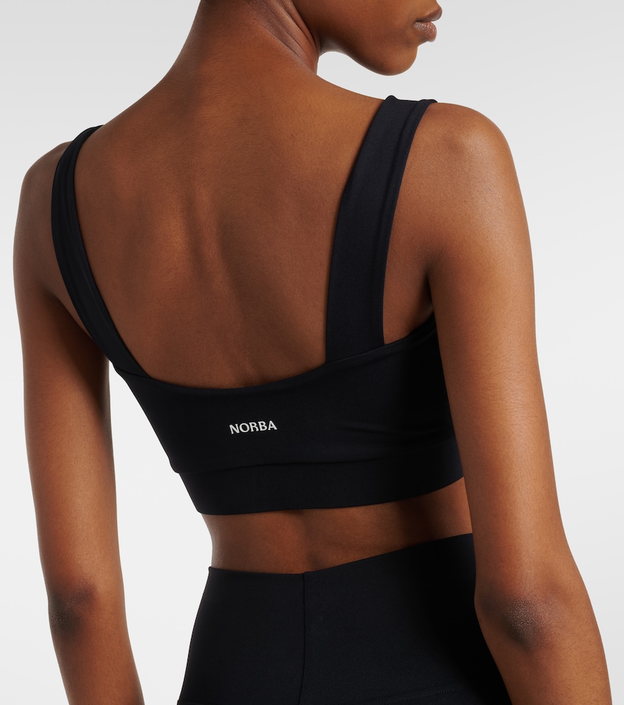  Norba Norba Shell Cutout Ruched Sports Bra 