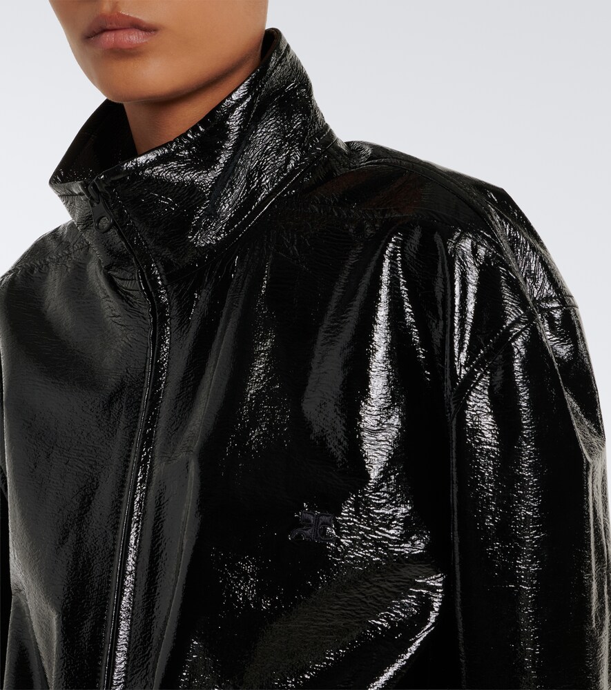 Courrèges Vinyl Blouson Jacket