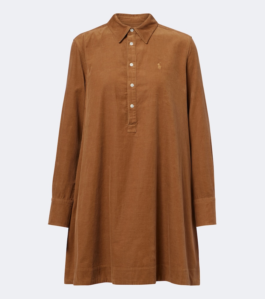 Minikleid aus Baumwollcord