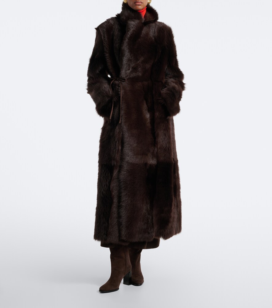 Bibi Shearling-Trimmed Knee-High Boots