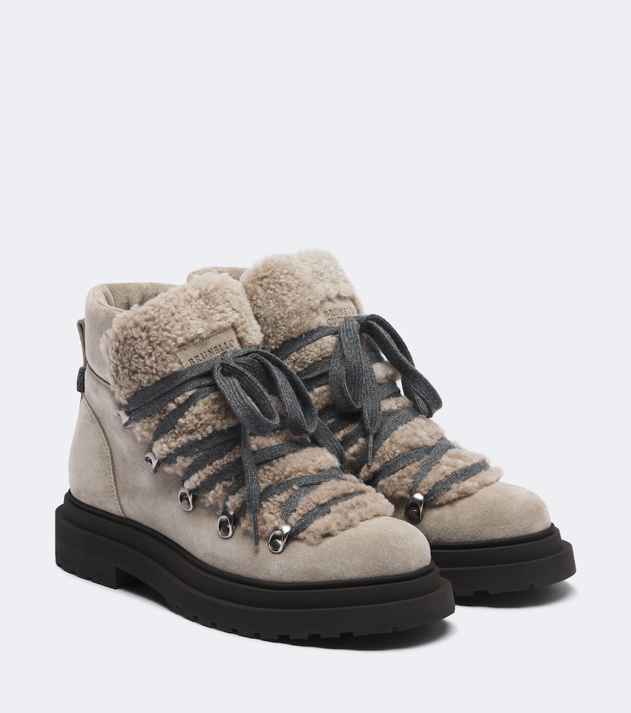 Schnürstiefel Monili mit Shearling