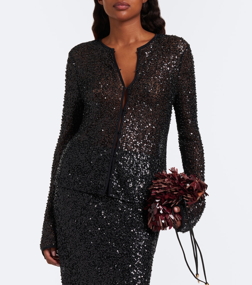 Cassia Sequined Top