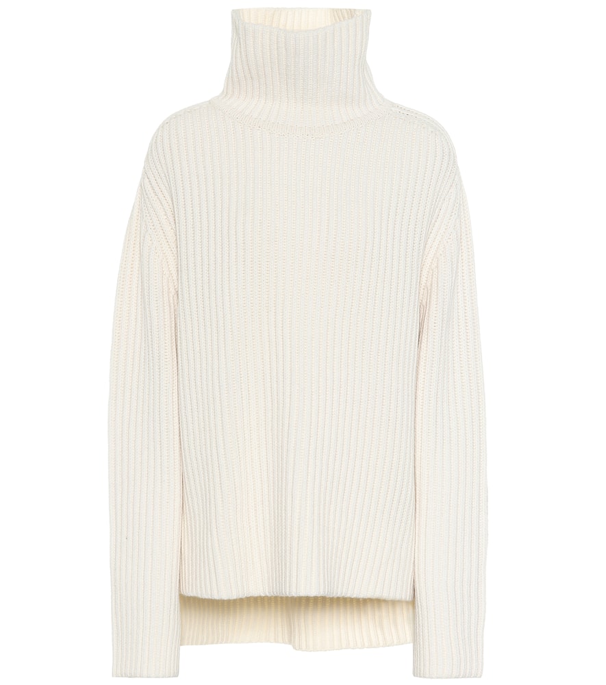 Click to view more detailed imagery on our partner's website Joseph Merino Wool Turtleneck Sweater In White