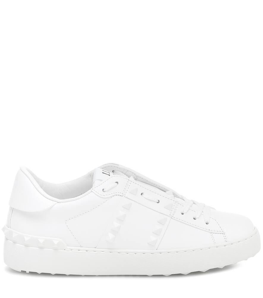 VALENTINO Leather sneakers,P00438257