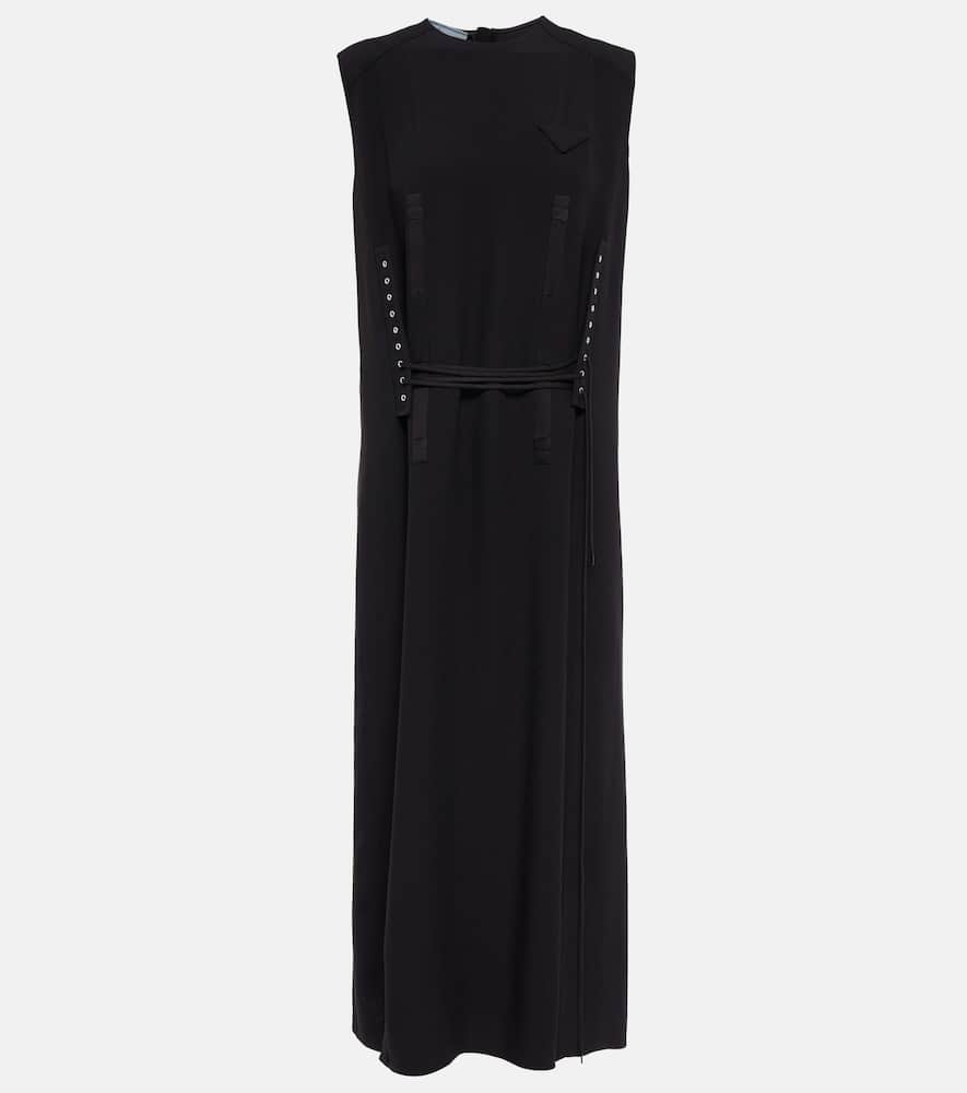 Prada Tie-fastened midi dress