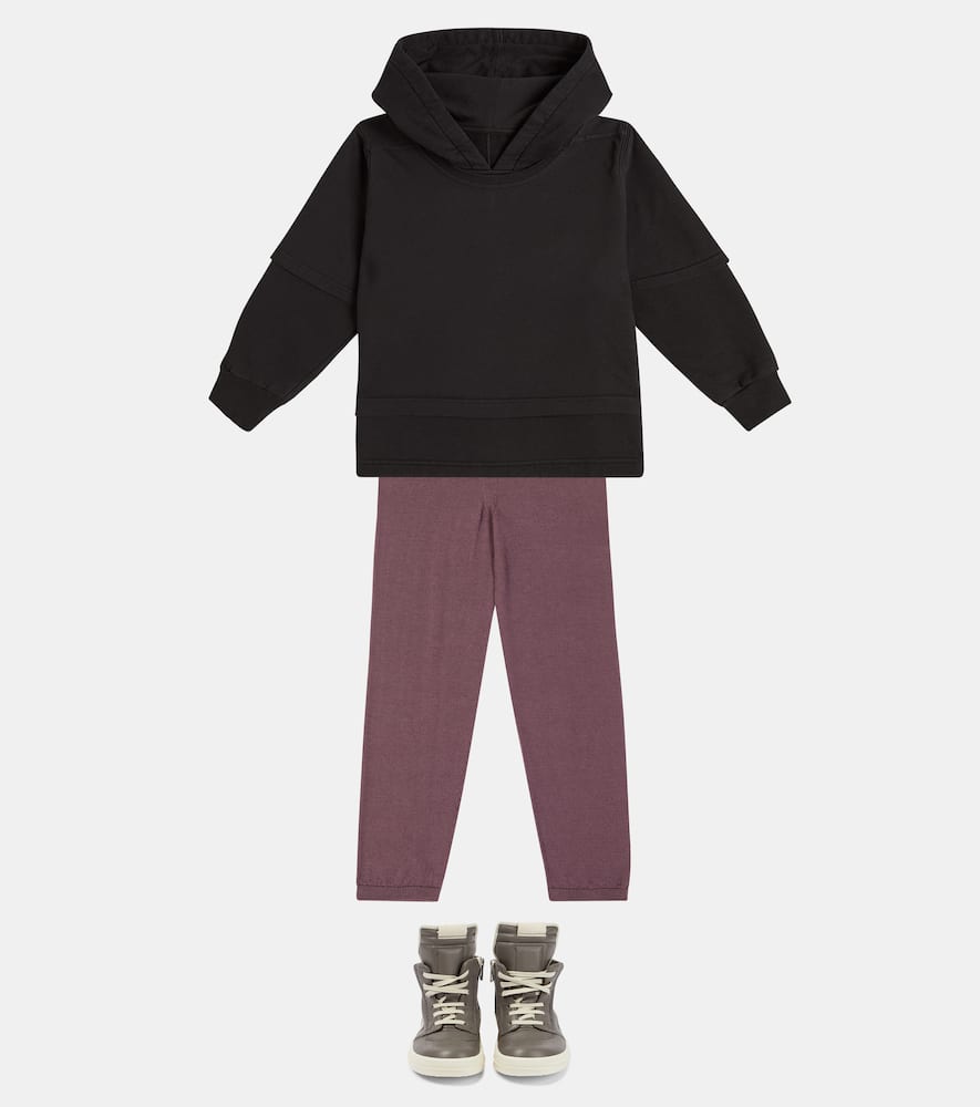 RICK OWENS GEOBASKET HIGH-TOP SNEAKERS