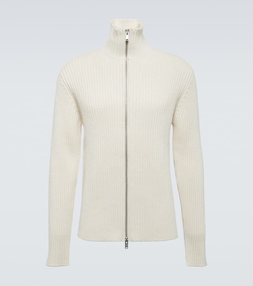 Jil Sander Ribbed-knit wool cardigan