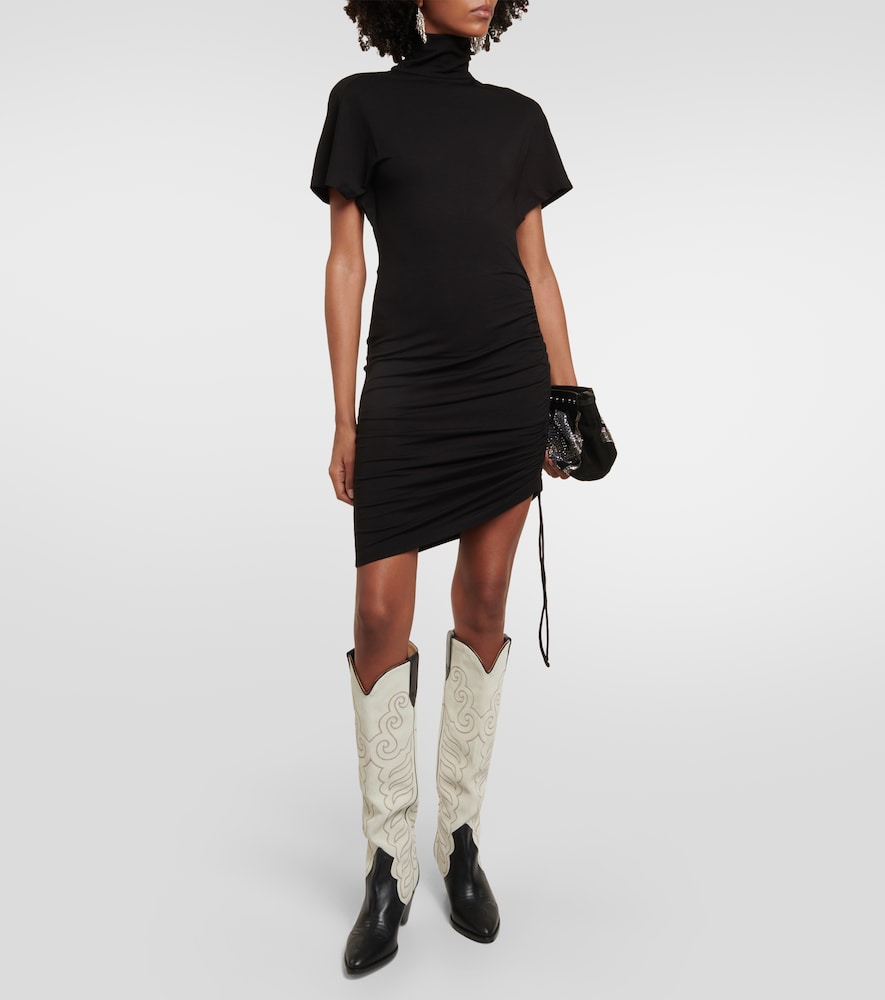 Marant Etoile Lya turtleneck minidress