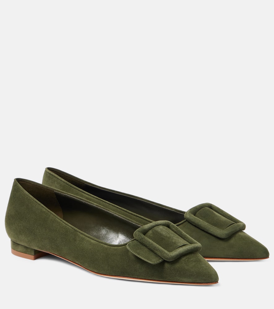 Maysalepumpflat suede ballet flats