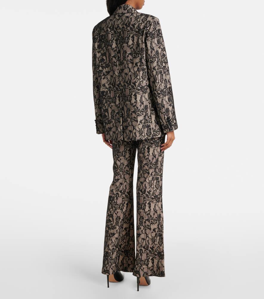 Joseph Patchwork Lace Double-breasted Jaden Blazer In Multicoloured