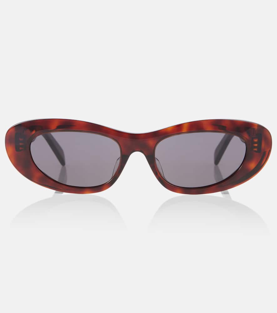 Celine Eyewear Bold 3 Dots oval sunglasses