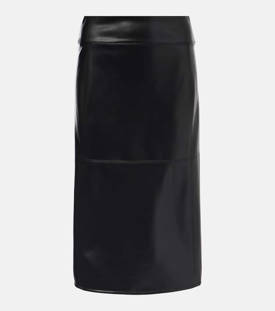 'S Max Mara Faux leather midi skirt