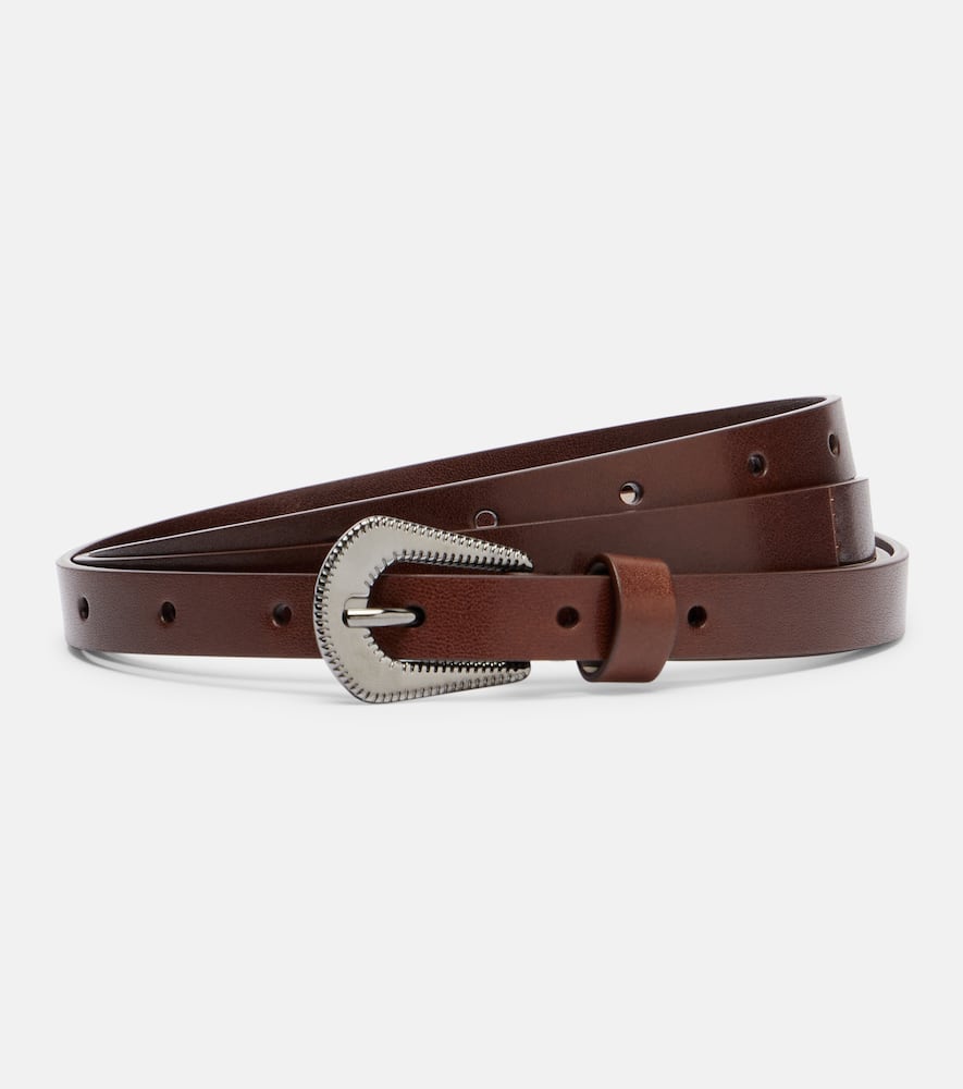 Leather belt