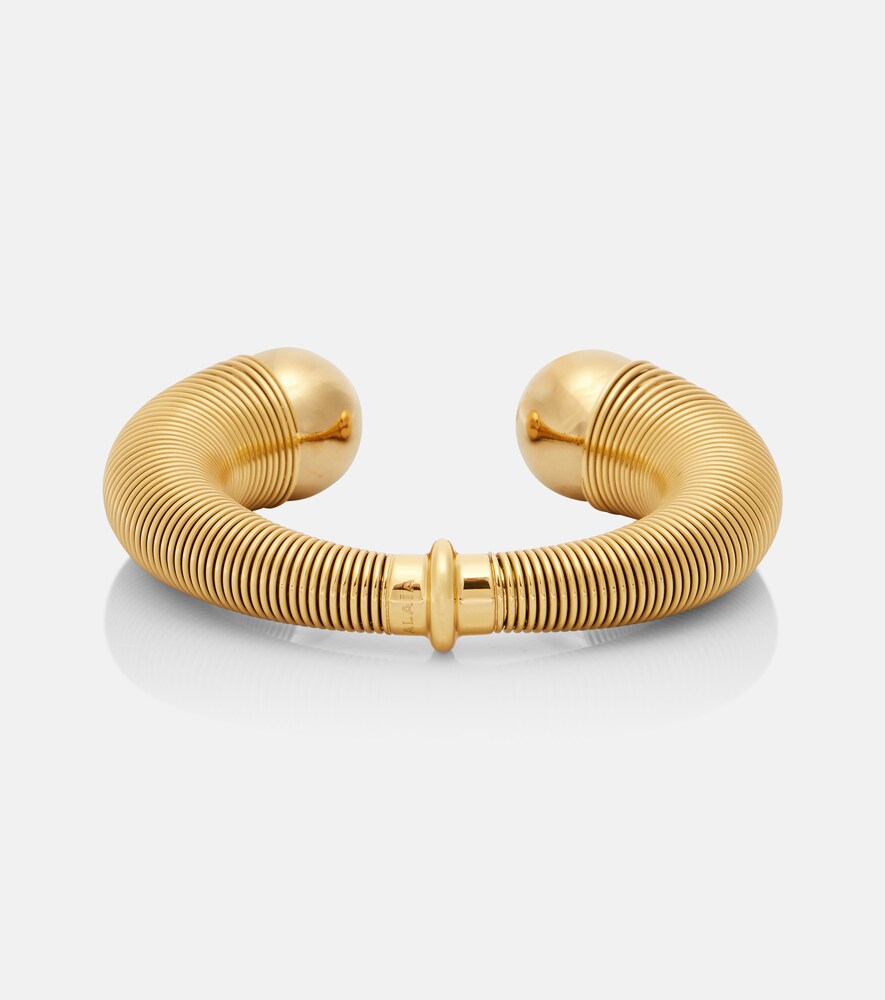  Alaia Alaã¯a Spiral Embellished Bracelet 