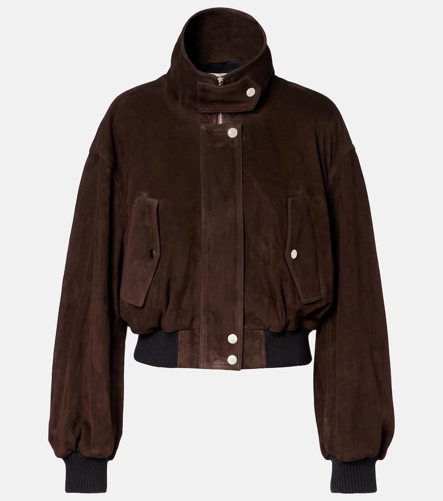 Briar suede bomber jacket